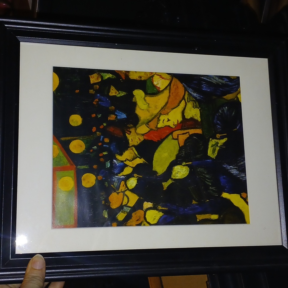 VINCENT VAN GOUGH Dance Hall in Arles Brushstroke Oil Painting